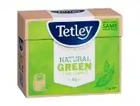 Officeworks Tetley 50 Pack Natural Green Tea offer