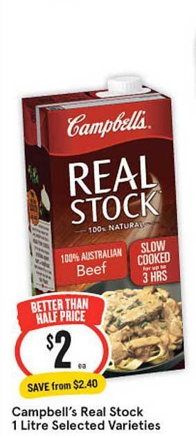 IGA Campbell's Real Stock offer