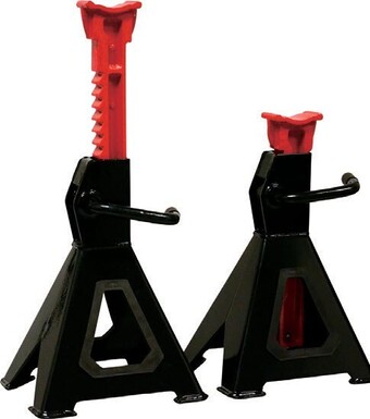 SuperCheap Auto ToolPRO 3000kg Ratchet Car Stands offer