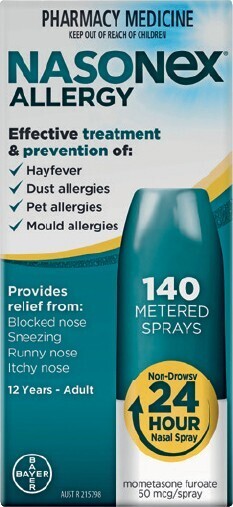 Soul Pattinson Chemist Nasonex Allergy 140 Metered Sprays offer