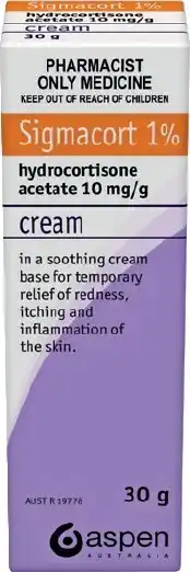 Soul Pattinson Chemist Sigmacort Cream 1% 30g offer