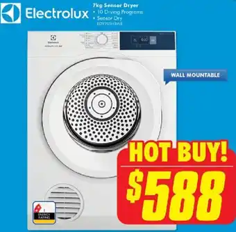 The Good Guys 7kg. Sensor Dryer EDV705H3WB offer