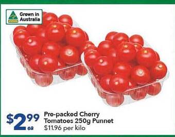 Ritchies Pre-packed Cherry Tomatoes Punnet offer