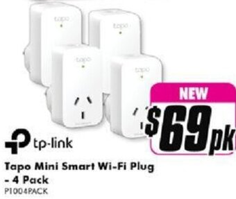 The Good Guys Tapo Mini Smart Wi-Fi Plug- 4 Pack offer