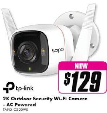 The Good Guys 2K Outdoor Security Wi-Fi camera- AC Powered offer
