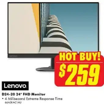 The Good Guys d24-20 24" FHD Monitor 66AEKAC1AU offer