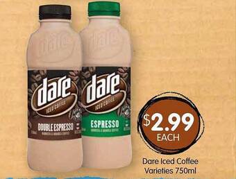 Spudshed Dare Iced Coffee offer