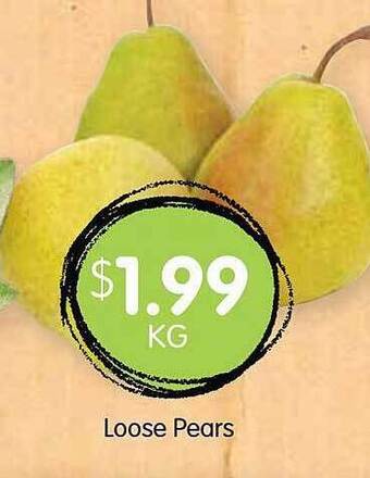 Spudshed Loose Pears offer