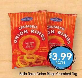 Spudshed Bella Terra Onion Rings Crumbed offer