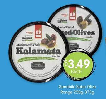 Spudshed Genobile Saba Olive Range offer