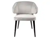 LivingStyles Harlow Velvet Fabric Dining Chair, Grey offer