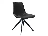 Aurora PU Leather Dining Chair, Black