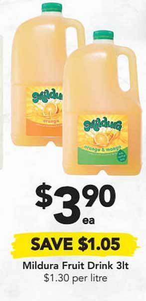 Mildura Fruit Drink