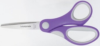 Studymate Soft Grip Scissors 5.3" - Purple