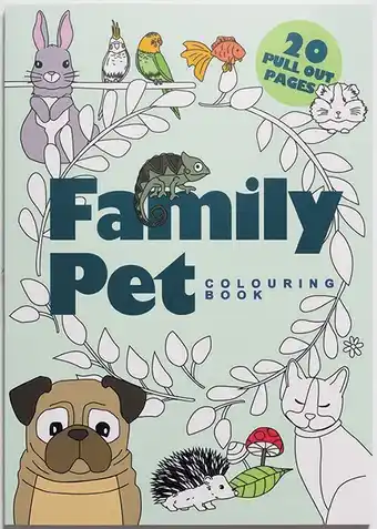 Officeworks Studymate A4 20 Page Colouring Book - Pets offer