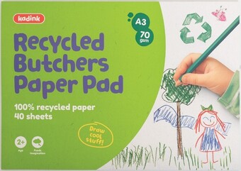 Officeworks Kadink A3 100% Recycled Butchers Paper Pad 40 Sheets offer