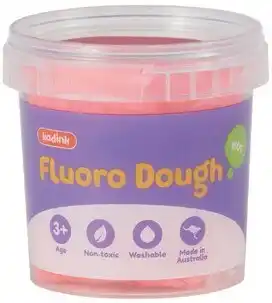 Officeworks Kadink Dough Fluoro Tub 150g - Pink offer