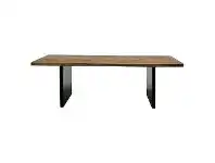 LivingStyles Baron Reclaimed Elm Timber & Metal Dining Table, 240cm offer
