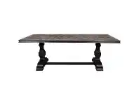 LivingStyles Royston Reclaimed Timber Pedestal Dining Table, 220cm offer