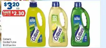 Foodland Cottees Cordial offer
