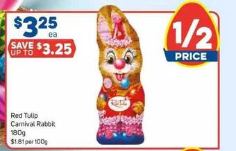 Red Tulip Carnival Rabbit