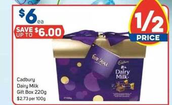 Foodland Cadbury Dairy Milk Gift Box offer