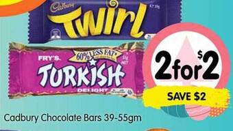 Spar Cadbury Chocolate Bars offer