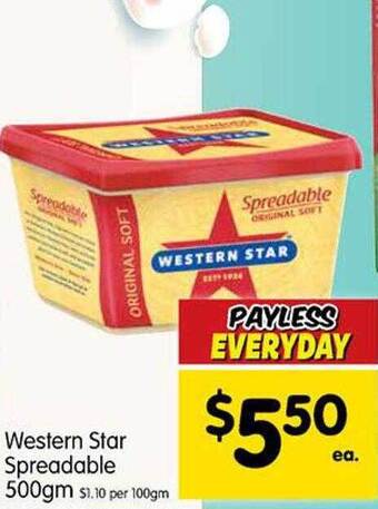Spar Western Star Spreadable offer