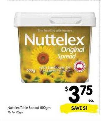 Nuttelex Table Spread