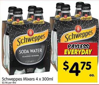 Spar Schweppes Mixers offer