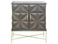 Olympus Handmade Solid Wood & Iron 2 Door Buffet Table, 92cm