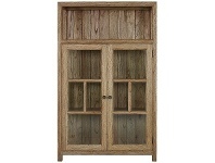 LivingStyles Macaire Mindy Wood Display Cabinet offer