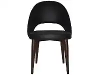 LivingStyles Chevron Commercial Grade Vinyl Dining Chair, Metal Leg, Walnut offer