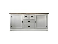 LivingStyles Palm Harbour Wooden 2 Door 4 Drawer Sideboard, 190cm offer