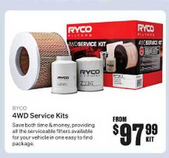 SuperCheap Auto Ryco 4wd Service Kits offer