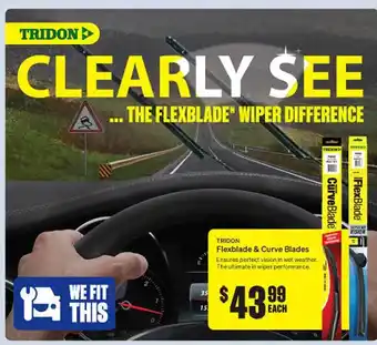 SuperCheap Auto Tridon Flexblade & Curve Blades offer