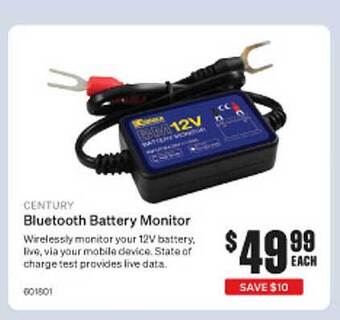 SuperCheap Auto Century Bluetooth Battery Monitor offer