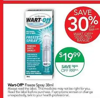 Terry White Wart-off Freeze Spray offer