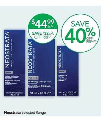 Terry White Neostrata Selected Range offer