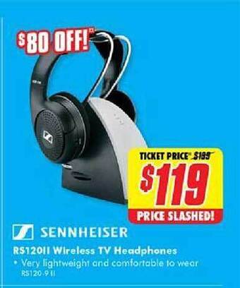 The Good Guys Sennheiser Rs120ii Wireless Tv Headphones offer