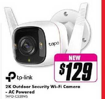 The Good Guys Tp-link 2k Outdoor Security Wi-fi Camera - Ac Powered offer