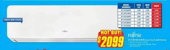 The Good Guys Fujitsu C7.1kw H8.0kw Reverse Cycle Split System offer