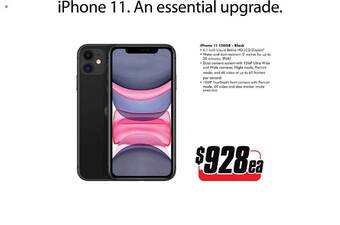 The Good Guys Iphone 11 128gb - Black offer