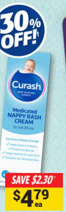 Cincotta Chemist Medicated Nappy Rash Cream 100g offer