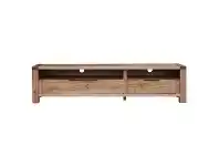 Nelson Wormy Chestnut Timber 2 Drawer TV Unit, 180cm