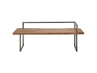LivingStyles Tropica Santiago Commercial Grade Reclaimed Teak Timber & Metal Hall Bench, 160cm offer