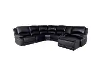 LivingStyles Cowes Leather Modular Corner Recliner Sofa, 3 Seater with RHF Chaise offer