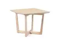 LivingStyles Muto Wooden Square Lamp Table, Natural offer