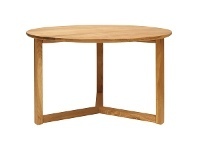 LivingStyles Oslo Oak Timber Round Coffee Table, 80cm, Natural offer