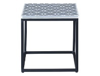 LivingStyles Grosvenor Hand Crafted Bone Inlay Side Table offer